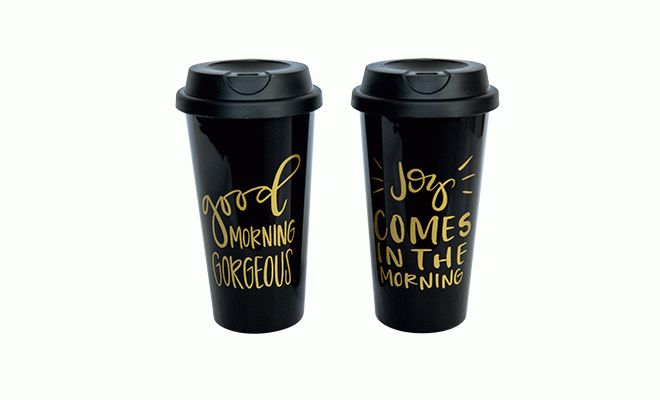 The Created Co To Go Coffee Mug Fabfitfun Good Mornings Just Got Even Better With This Inspirational Mug Oh And While You Re Sipping Pretty Ll Also Be Supporting A Cause