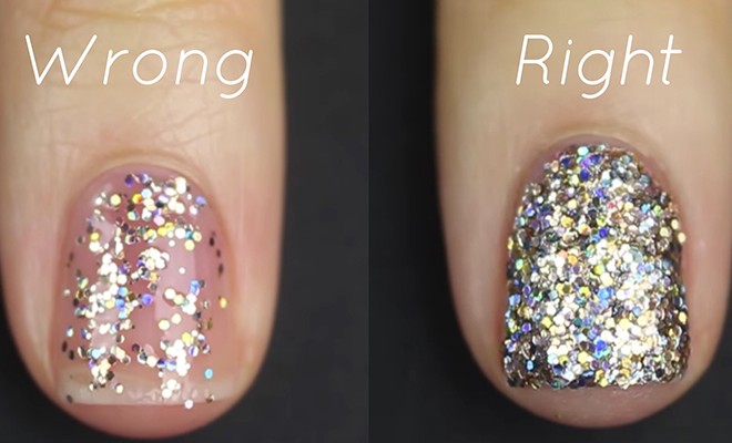You Ve Been Putting Glitter Nail Polish On Wrong Fabfitfun You Ve Been Putting Glitter Nail Polish On Wrong