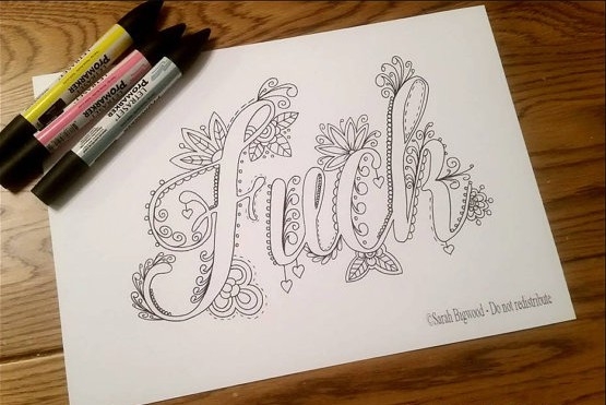 This Curse Word Coloring Book Is Amazing